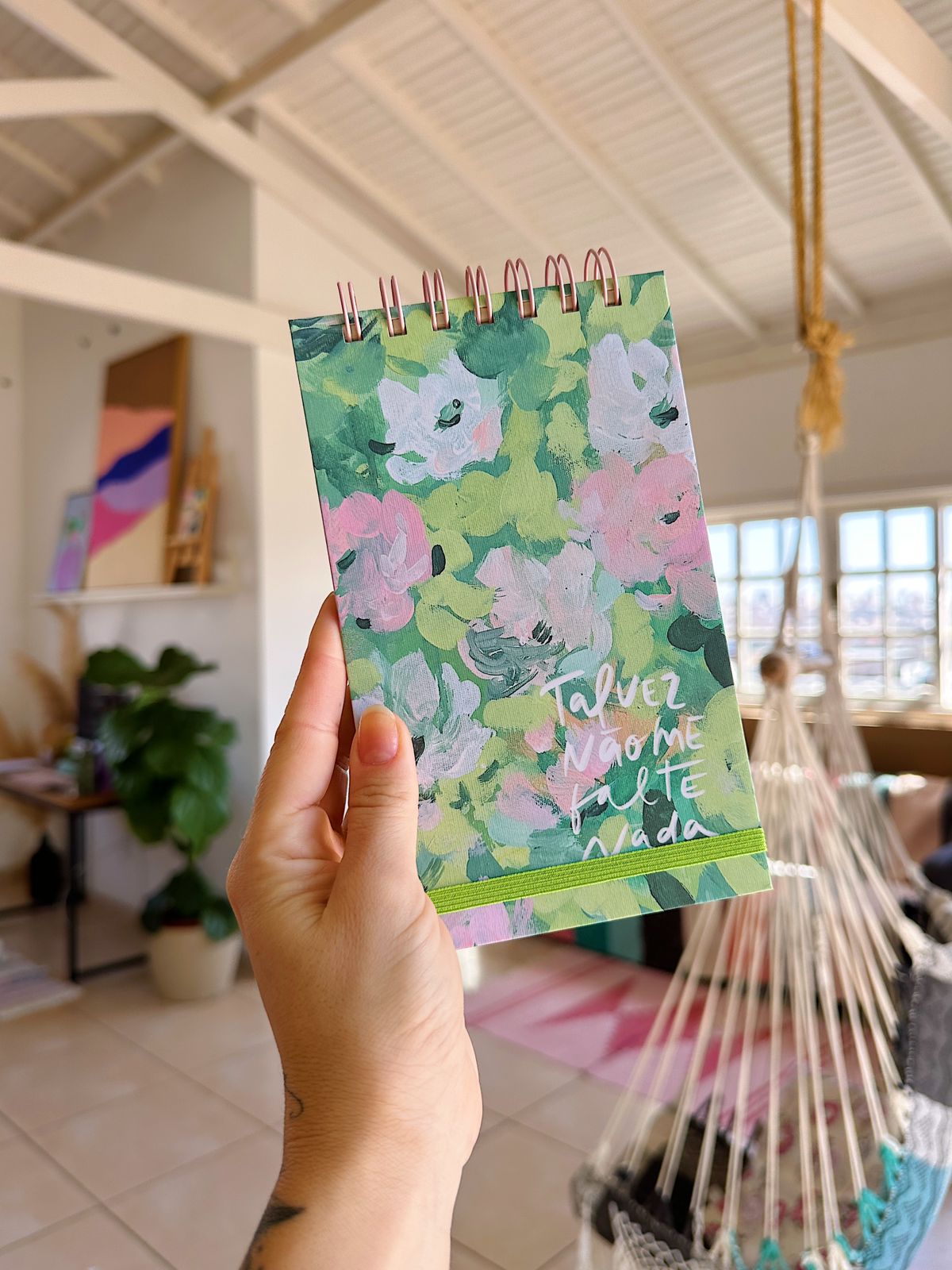 Caderneta Talvez não me falte nada / 100 folhas sem pauta - Imagem 11