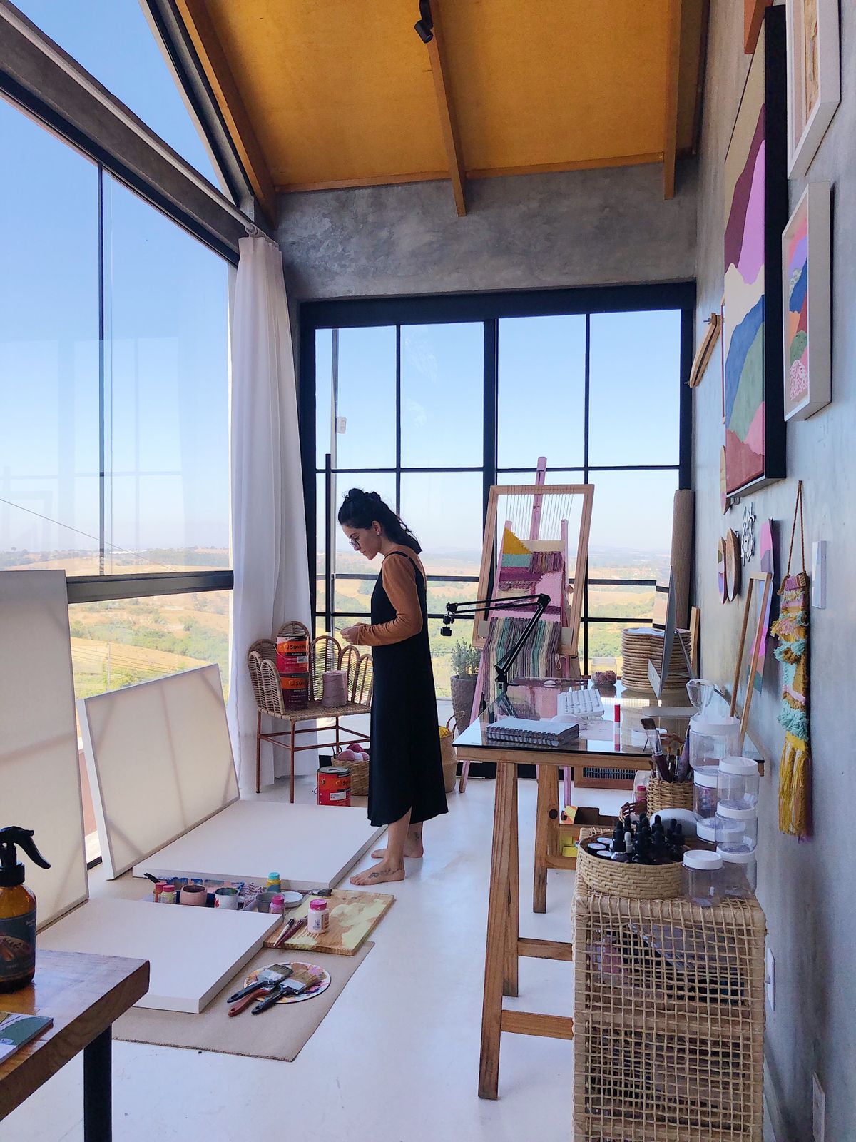 Experiência exclusiva | Aula particular de pintura acrílica*