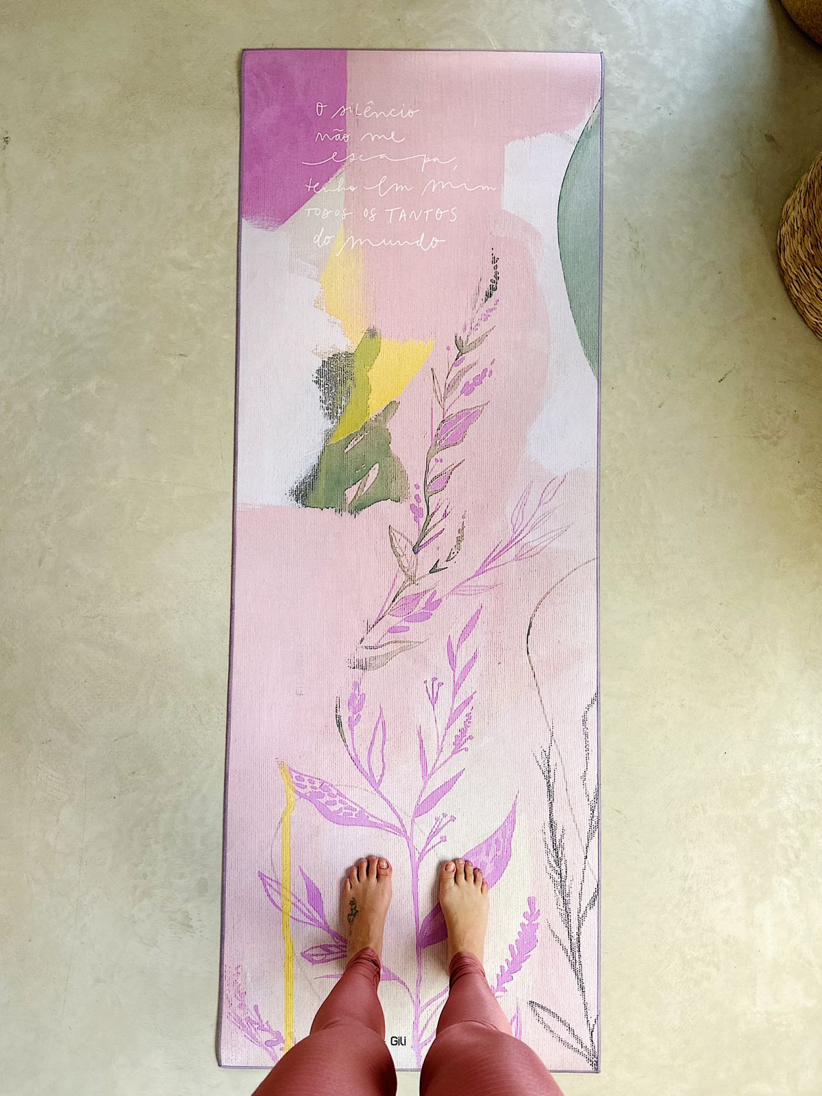 Mat de Yoga Aveludado | Abstrato