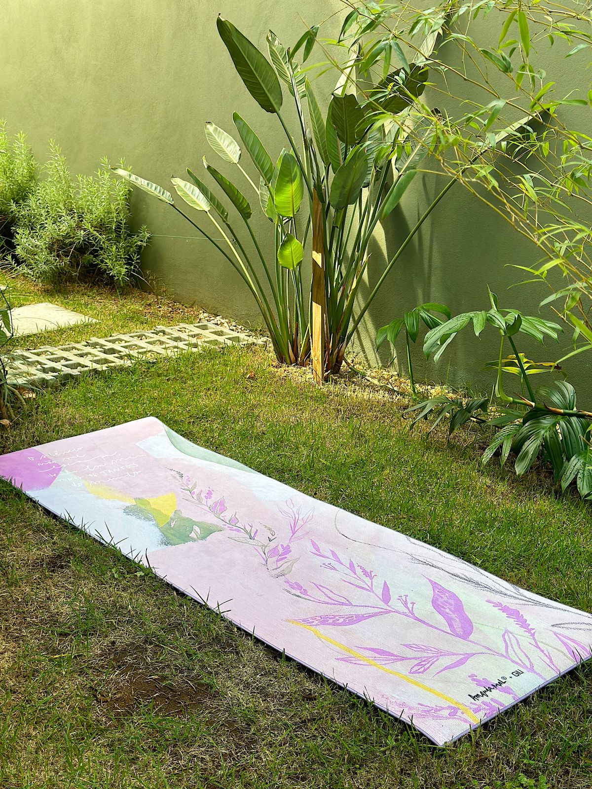 Mat de Yoga Aveludado | Abstrato - Imagem 2