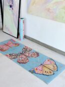 Mat de Yoga Aveludado | Borboleta Azul