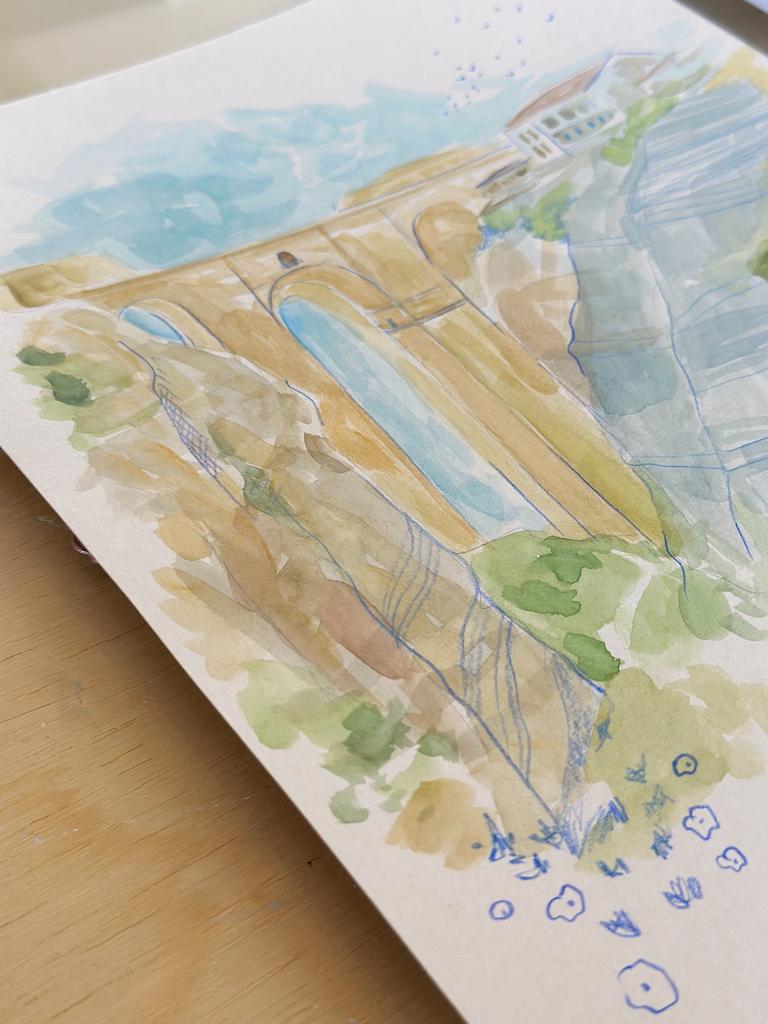 Aquarela Ronda (Espanha) 02 | papel 250 g cor natural