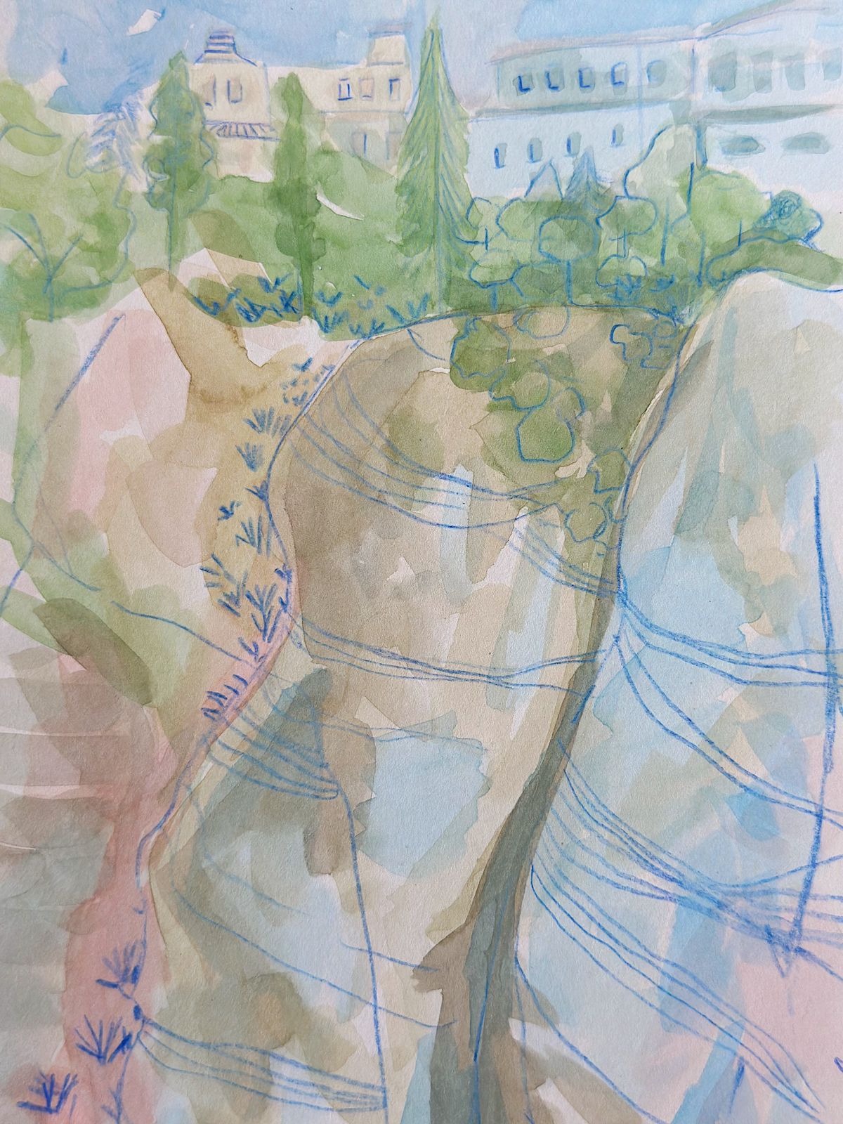 Aquarela Ronda (Espanha) 01 | papel 250 g cor natural