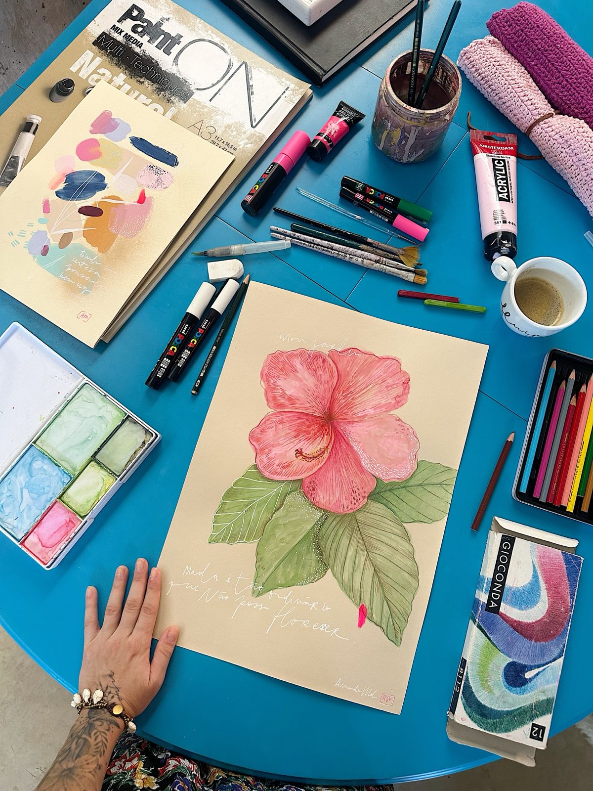 Experiência exclusiva | Aula particular de aquarela