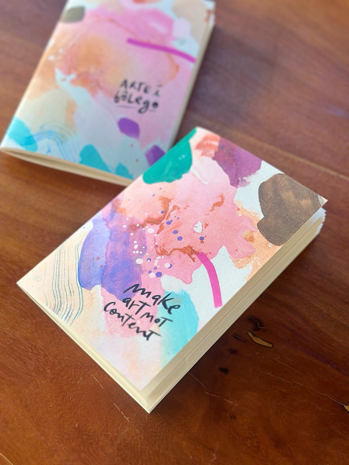 Caderninho Sketchbook Papel Pólen / Make art not content - Imagem 2