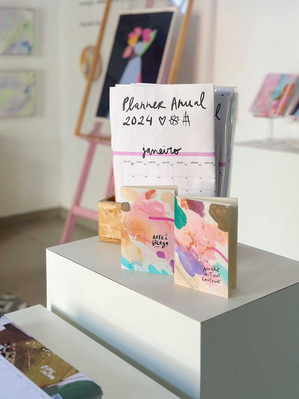 Caderninho Sketchbook Papel Pólen / Make art not content - Imagem 4