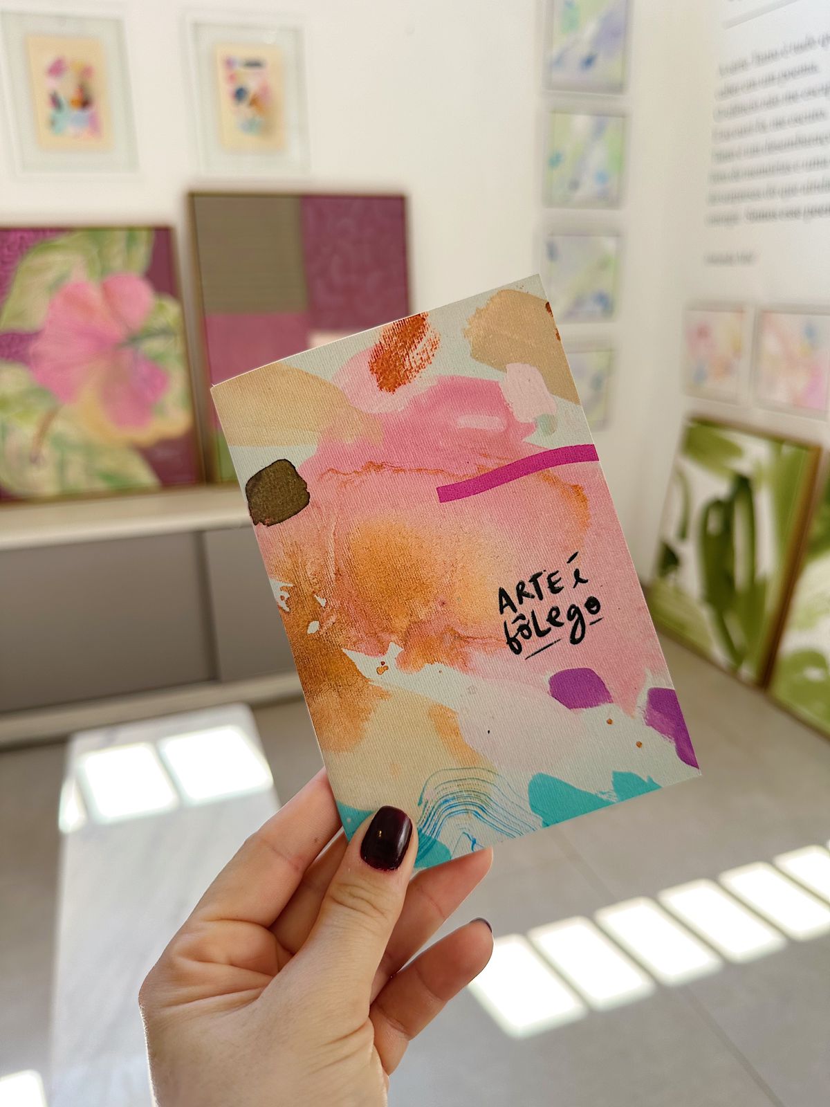 Caderninho Sketchbook Papel Pólen / Arte é Fôlego