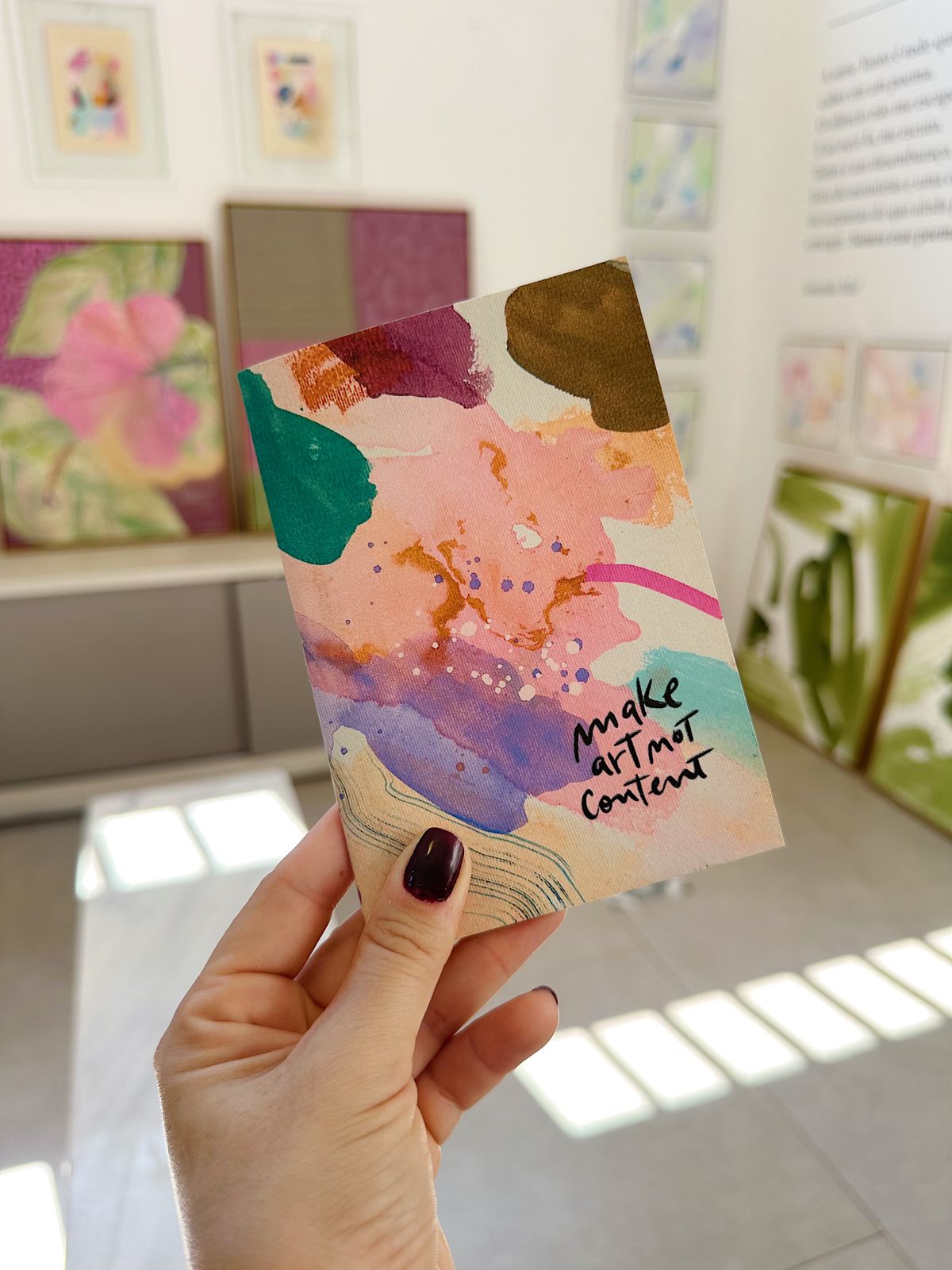 Caderninho Sketchbook Papel Pólen / Make art not content