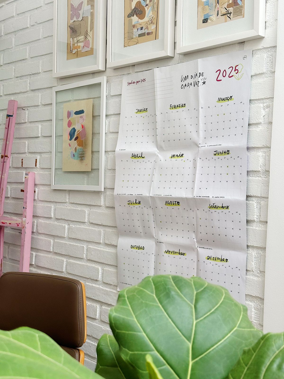 Planner Anual de Parede | 2025 - calendário & pôster - Imagem 8