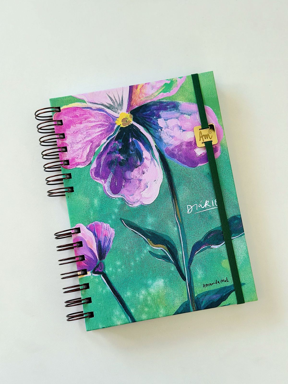 Diário Verde Esmeralda | Caderno com 120 folhas pontadas